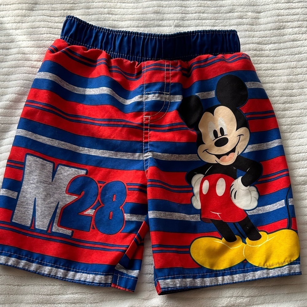 Disney Junior Mickey Swim Trunks 4T k07 pick3 $9 for $15